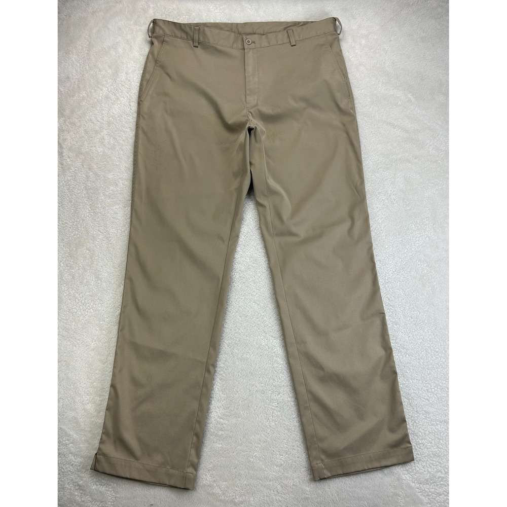 Nike Golf Pants‎ Mens 38x34 Khaki Lightweight Performance Dri Fit Stretch READ